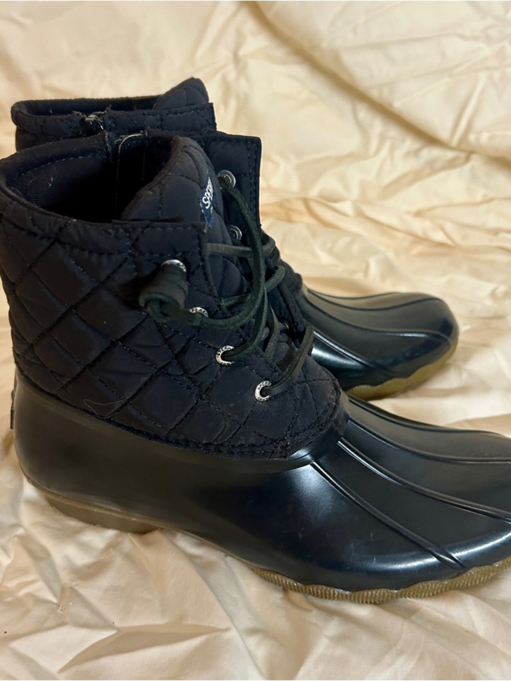 Sperry Top Sider Women's Sperry Saltwater Quilted Duck Boots  Size 6 - Picture 5 of 8